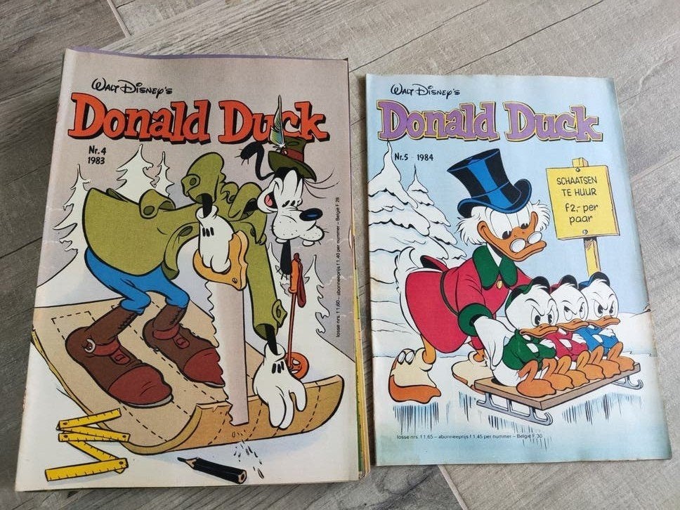 Donald Duck Jaargangen 1983 & 1984 - Losse Nummers, Meerdere stripboeken, Ophalen of Verzenden, Gelezen