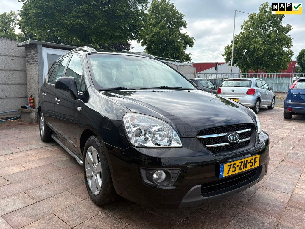 Kia Carens 2.0 CVVT X-ecutive|ECC|Trekhaak, Auto's, Kia, Voorwielaandrijving, 1998 cc, Stof, Gebruikt