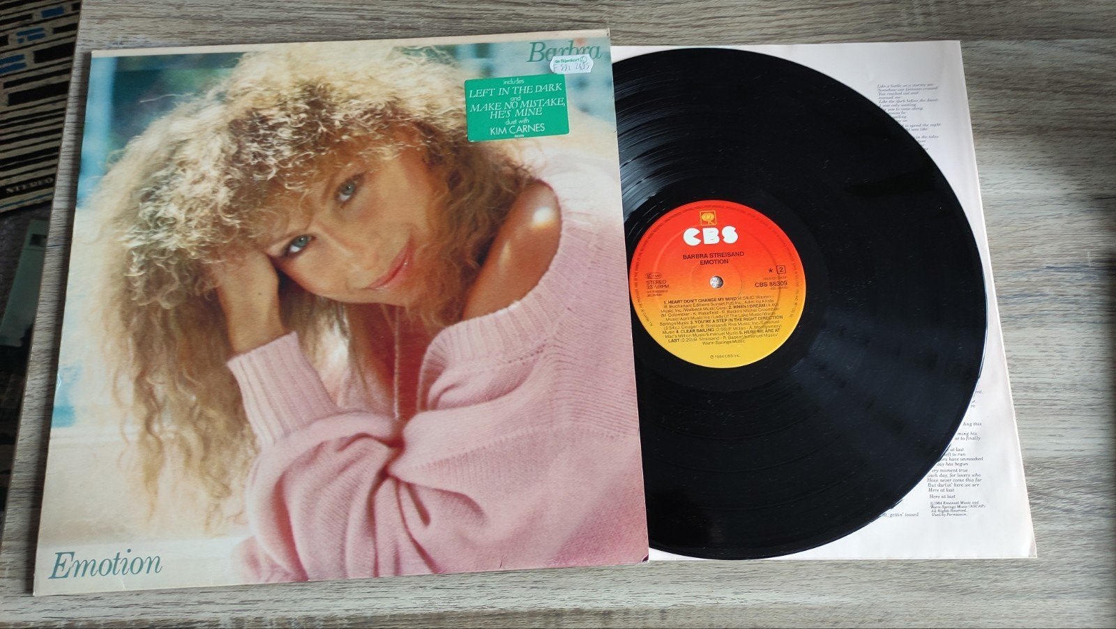 Barbara Streisand emotion lp, Ophalen of Verzenden, LP