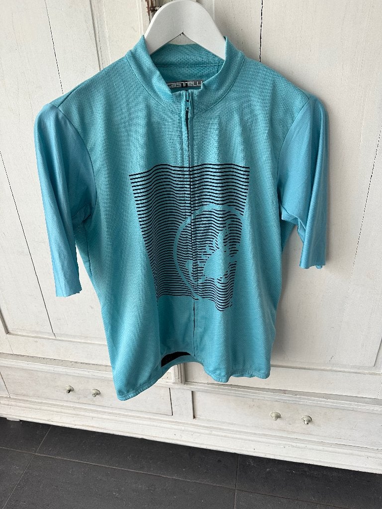 Castelli fietsshirt, lichtblauw XL, Castelli, Heren, Ophalen of Verzenden, Zo goed als nieuw