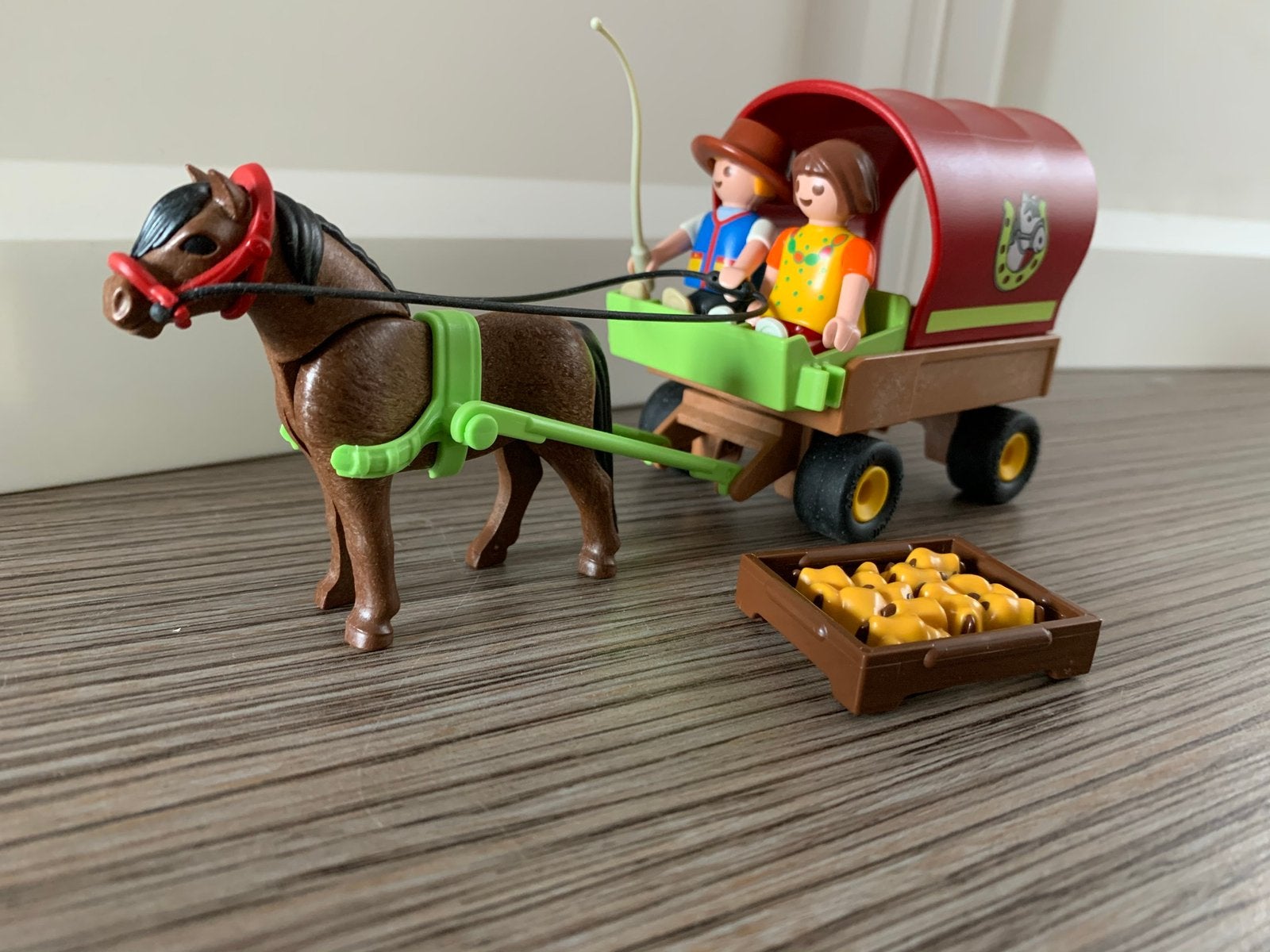 Playmobil 5228: country pasr en wagen, Kinderen en Baby's, Speelgoed | Playmobil, Ophalen of Verzenden, Zo goed als nieuw, Complete set
