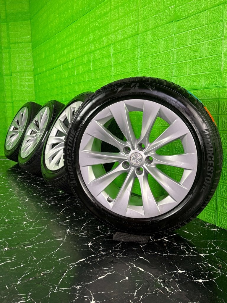 Originele Tesla Model X velgen 20" 5x120 Slipstream winter, Auto-onderdelen, Banden en Velgen, Niet ingevuld, Gebruikt, 275 mm
