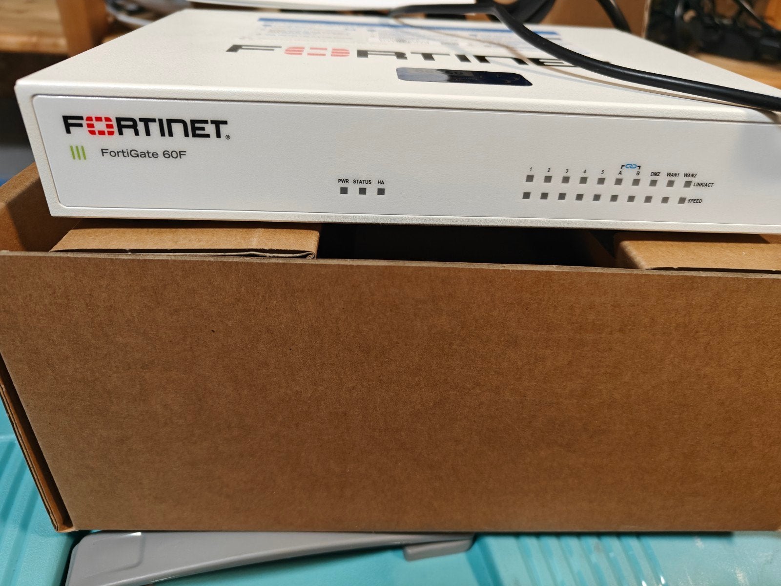 Fortinet Fortigate 60F Firewall, Computers en Software, Ophalen of Verzenden, Zo goed als nieuw