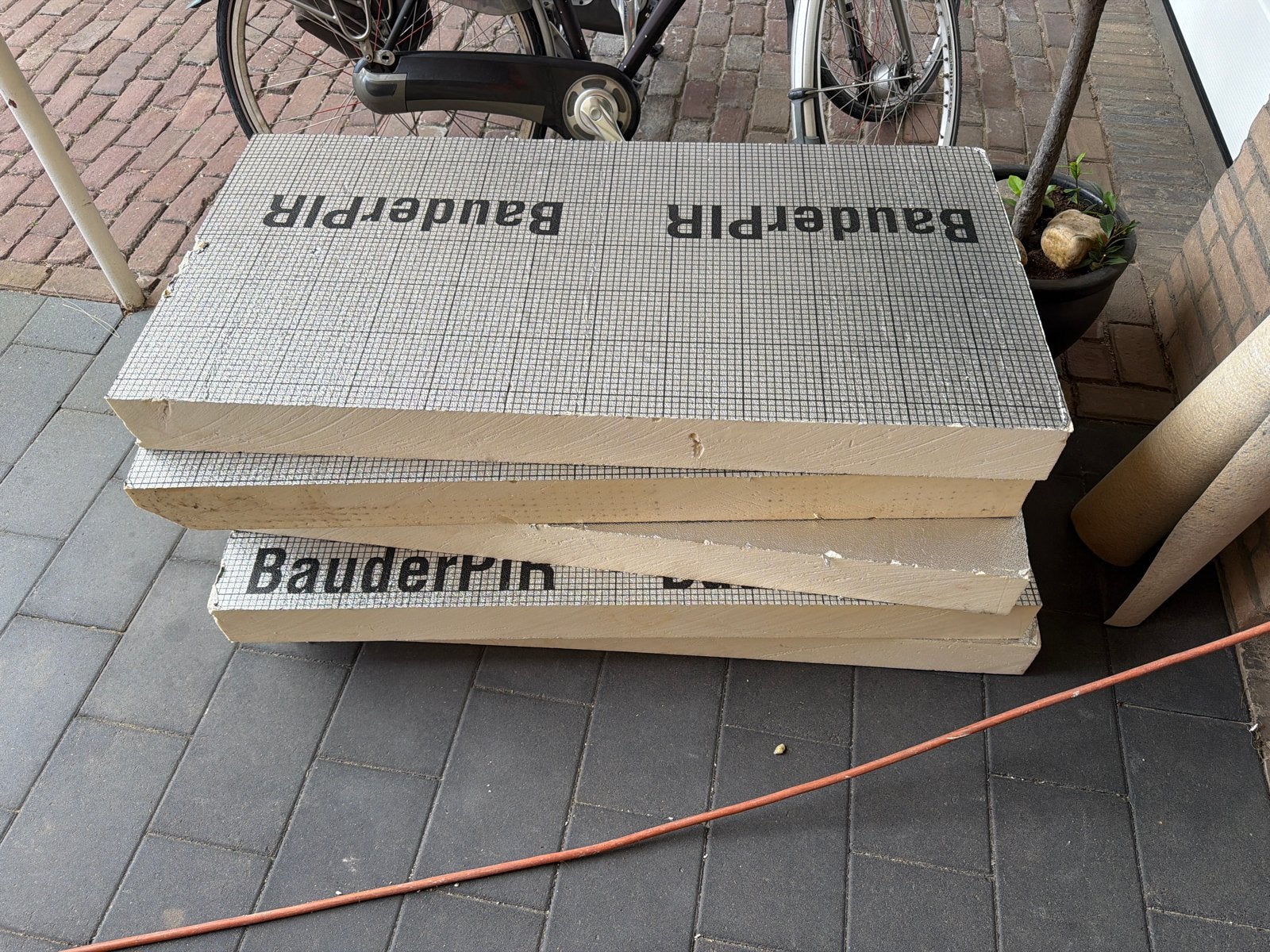 BauderPIR isolatieplaten 10 cm dik, Ophalen, Gebruikt, Hardschuim (Pir), Minder dan 5 m²