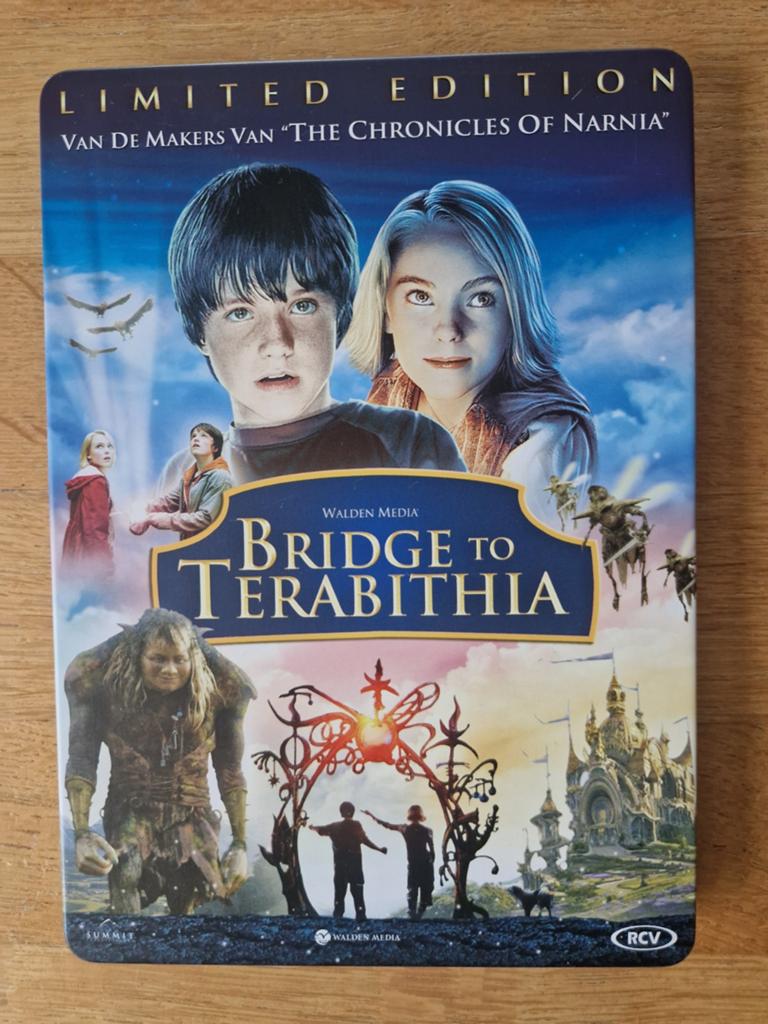 Dvd Bridge to Terabithia ' Katherine Paterson ' 9+, Vanaf 9 jaar, Ophalen of Verzenden, Zo goed als nieuw, Science Fiction en Fantasy