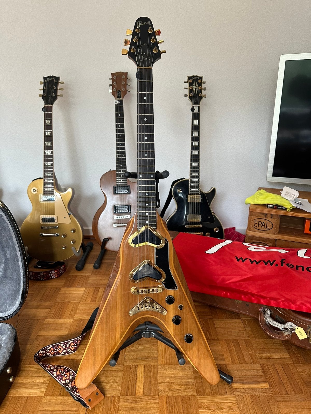 1978 Gibsin Flying V V2, Ophalen of Verzenden, Zo goed als nieuw