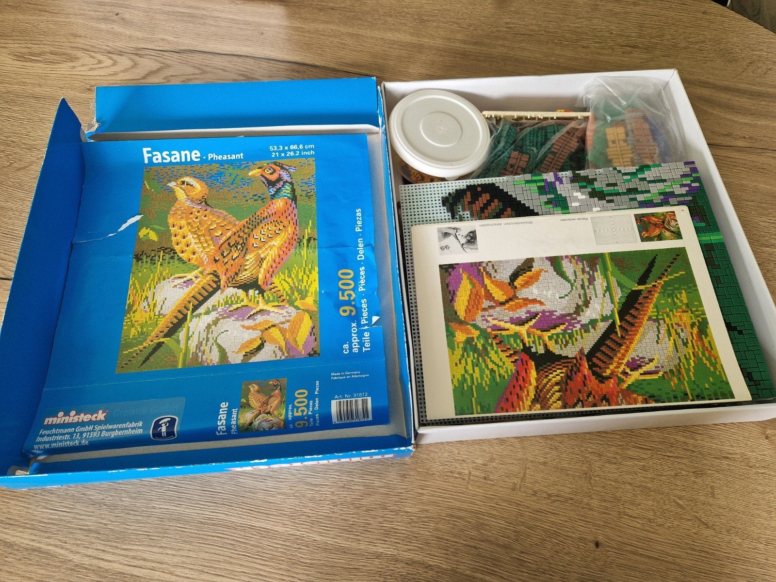 Ministeck pakket Fazant met 11 patronen en platen, Ophalen of Verzenden, Gebruikt, Box-set