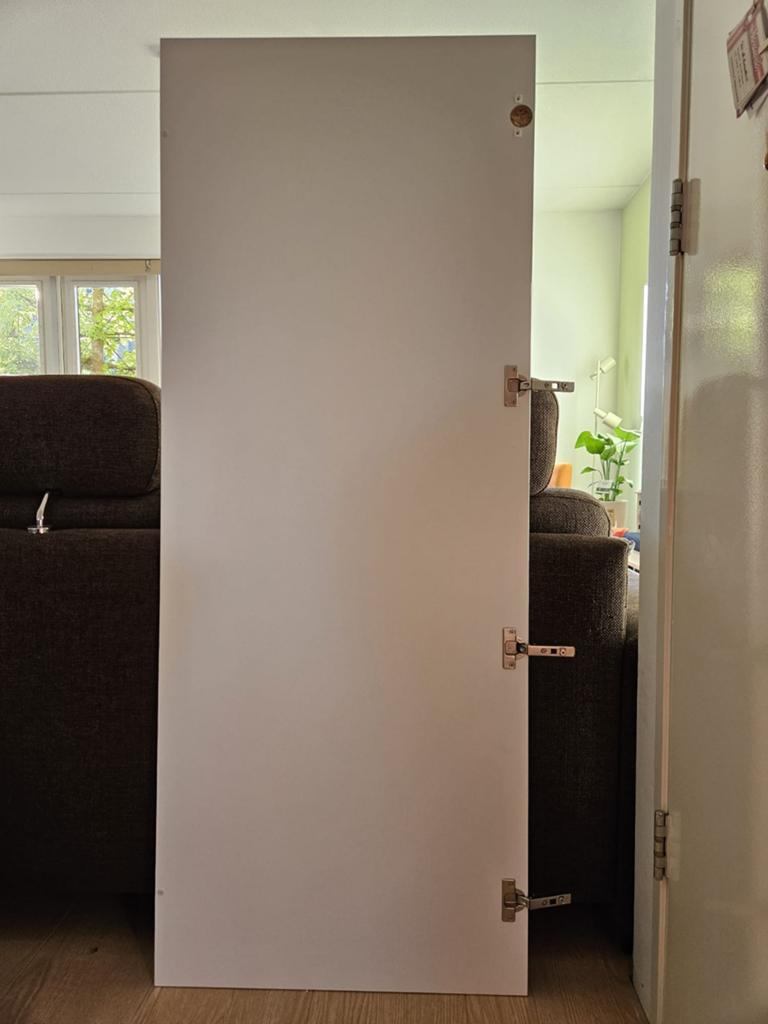 Nieuwe witte keukenkast deur 151x60 cm met scharnieren, Huis en Inrichting, Ophalen, Wit, Nieuw, 50 tot 100 cm