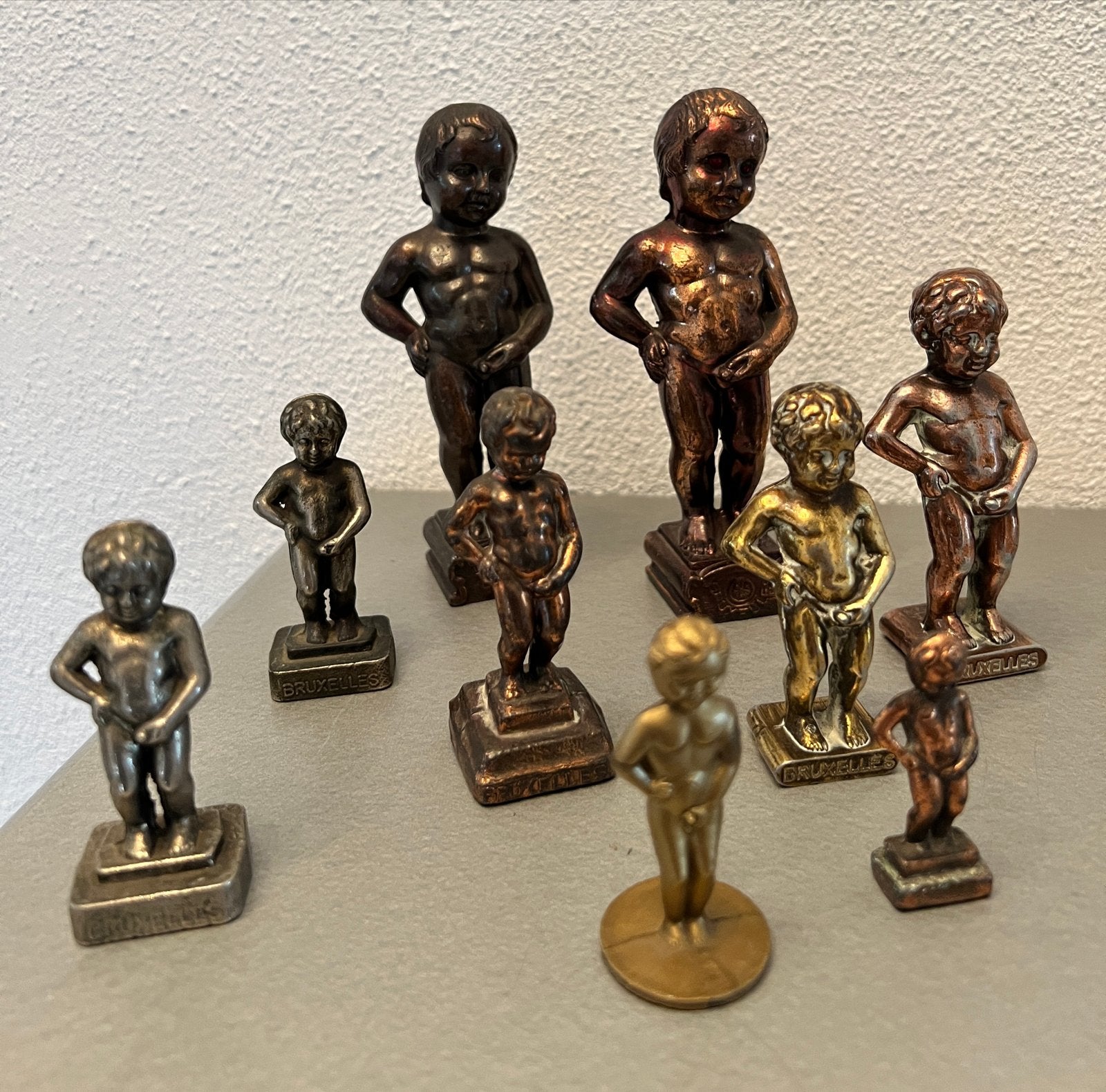 Manneken Pis verzameling beeldjes, Ophalen of Verzenden, Zo goed als nieuw, Mens