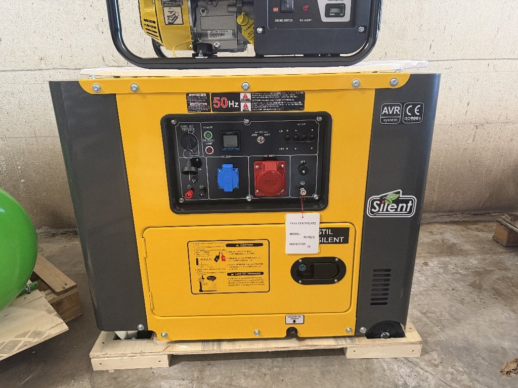 Valkenpower Dieselgenerator / Aggregaat 6 kVA geluid gedempt, Ophalen, Nieuw