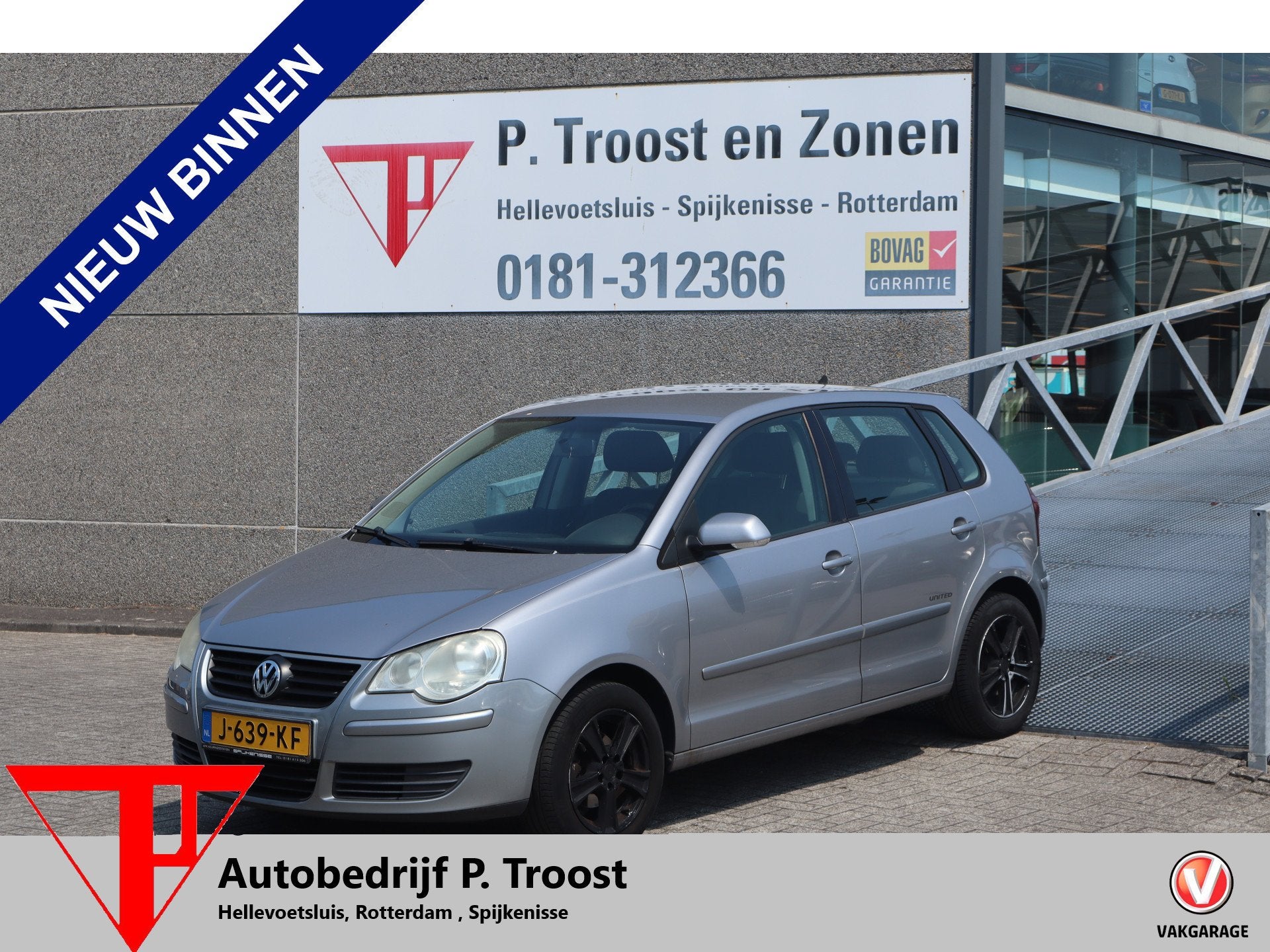 Volkswagen Polo 1.2-12V Comfortline 5 deurs! Airco/Cruise co, Voorwielaandrijving, Stof, Zwart, 540 kg