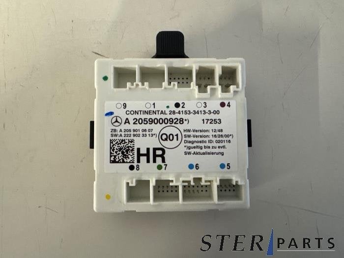 Centrale Deurvergrendelings Module van een Mercedes C-Klasse, Gebruikt, -, Ophalen of Verzenden, -