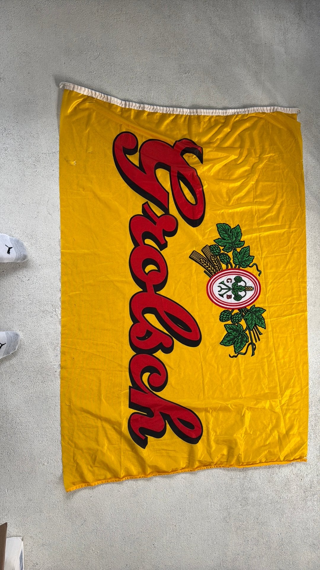 Oude Grolsch vlag, Diversen, Ophalen of Verzenden, Gebruikt