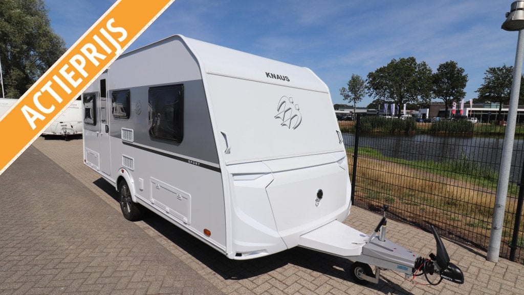 Knaus Sport Platinum 460 EU ACTIEMODEL 089, Caravans en Kamperen, Caravans, Bedrijf, 5 tot 6 meter, Knaus, 1000 - 1250 kg