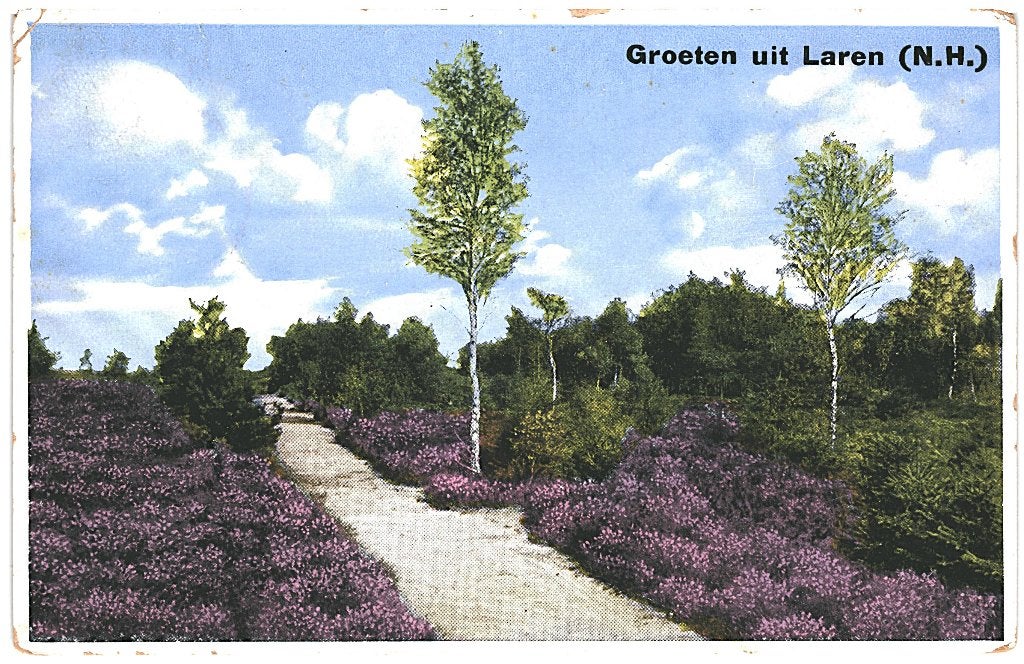 700140 Laren NH 1933 Gelopen met postzegel, Ophalen of Verzenden, 1920 tot 1940, Gelopen, Noord-Holland