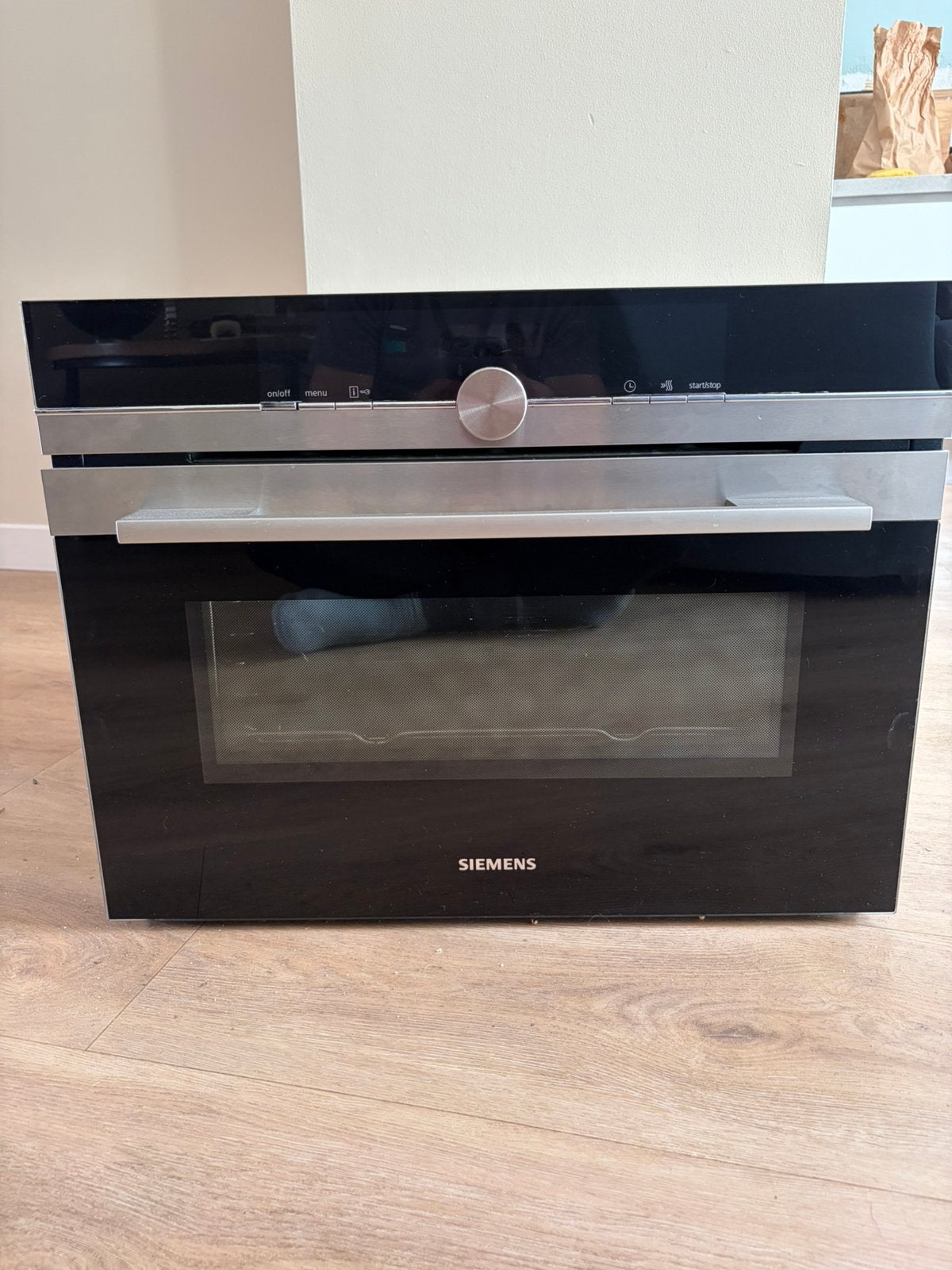 Siemens iQ700 compacte inbouwoven 45 cm – CB636GBS1/01, Ophalen, Zo goed als nieuw, Magnetronfunctie