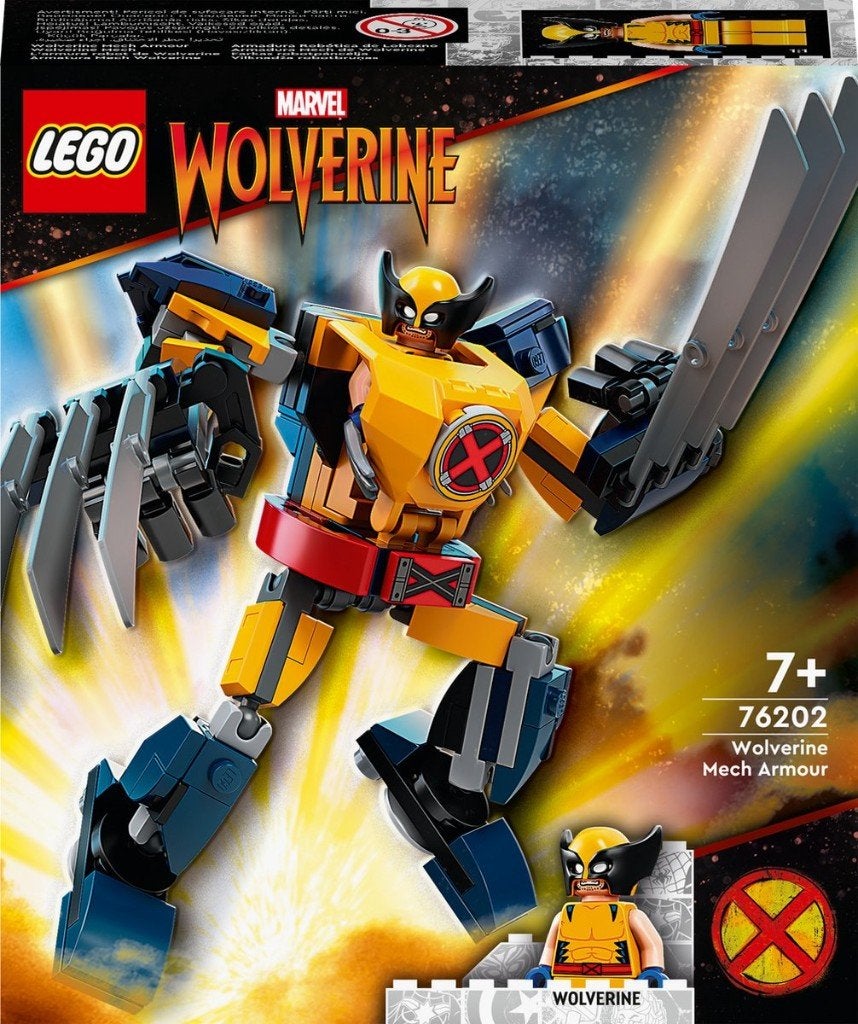 LEGO 76202 - Marvel Wolverine Mechapantser, Marvel, Lego, Ophalen of Verzenden, Zo goed als nieuw