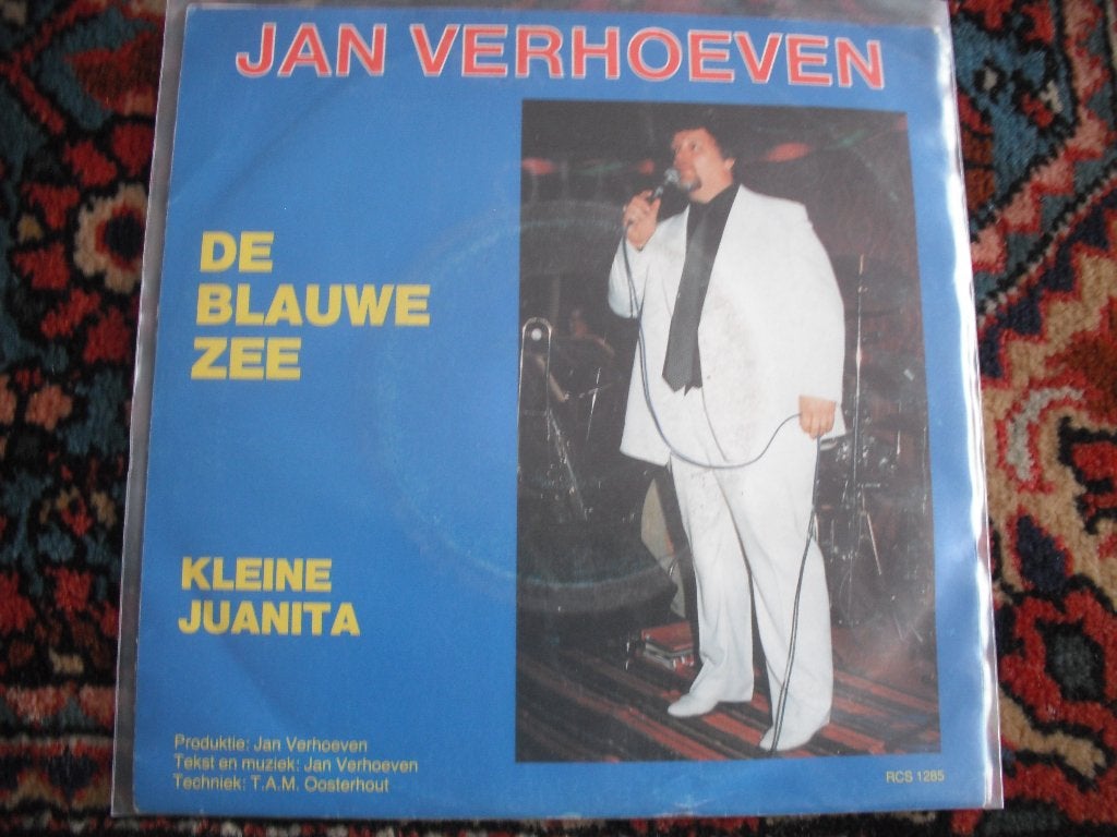 Jan Verhoeven - De blauwe zee., Cd's en Dvd's, Ophalen of Verzenden, Gebruikt, 12 inch, Levenslied of Smartlap