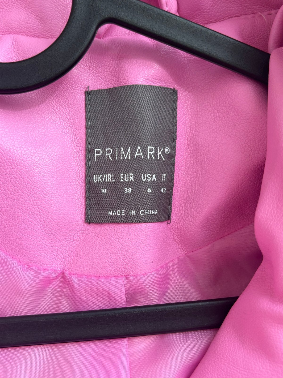 Roze Primark bikerjack - Maat 38/40 (M), Ophalen, Zo goed als nieuw, Maat 38/40 (M), Roze