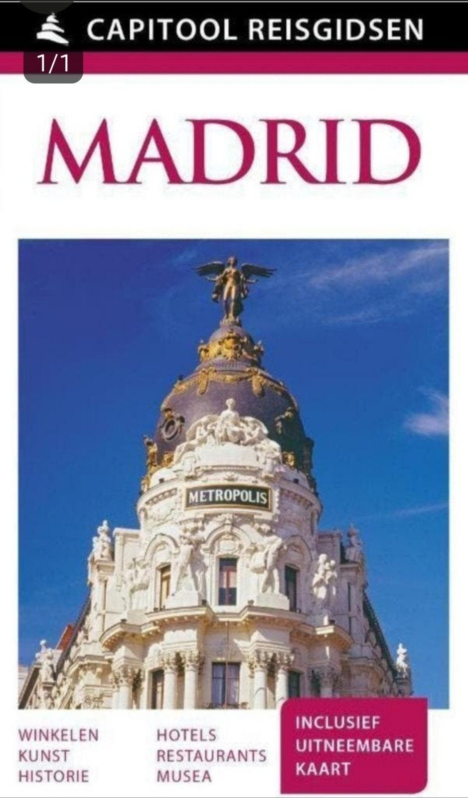 MADRID capitool reisgids Nederlands, Boeken, Capitool, Europa, Ophalen of Verzenden, Zo goed als nieuw