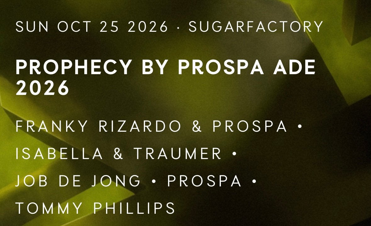 3x ADE Awakenings closing 25 oktober sold out, Drie personen of meer, Overige soorten