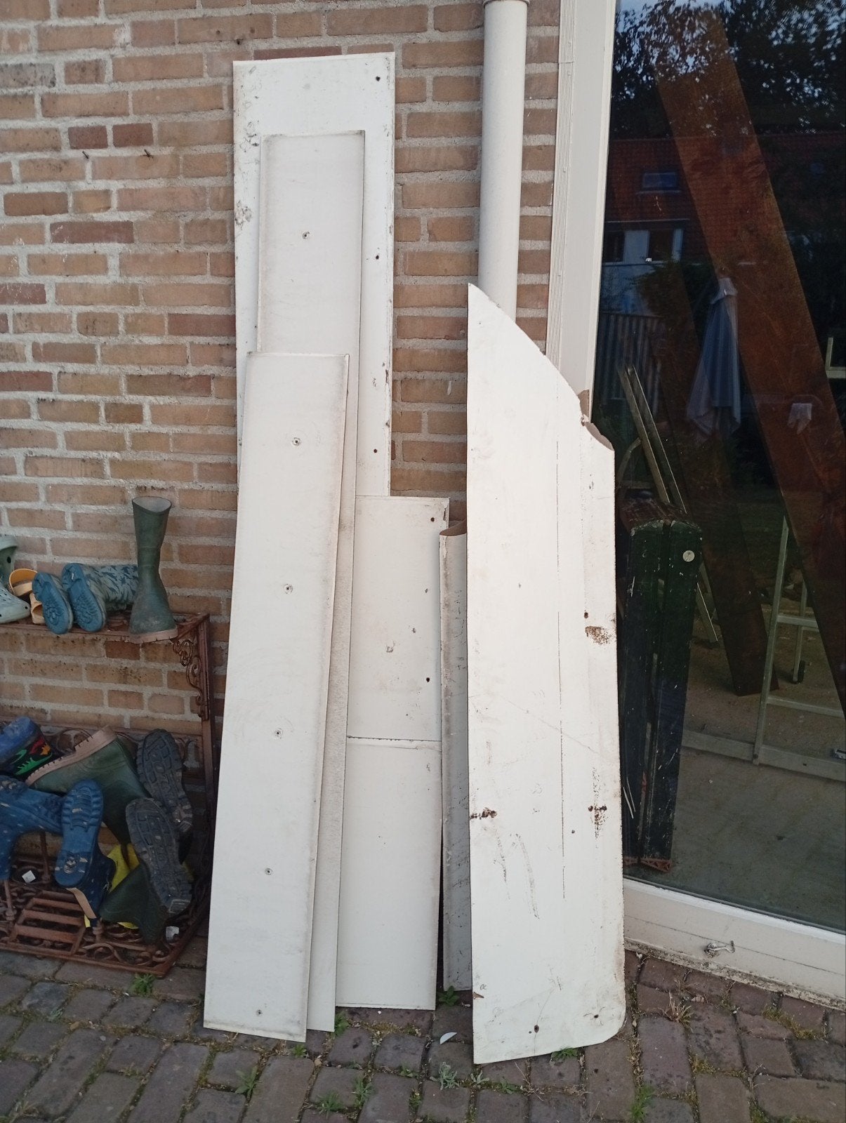 Gratis Trespa platen in diverse maten, Doe-het-zelf en Verbouw, Ophalen
