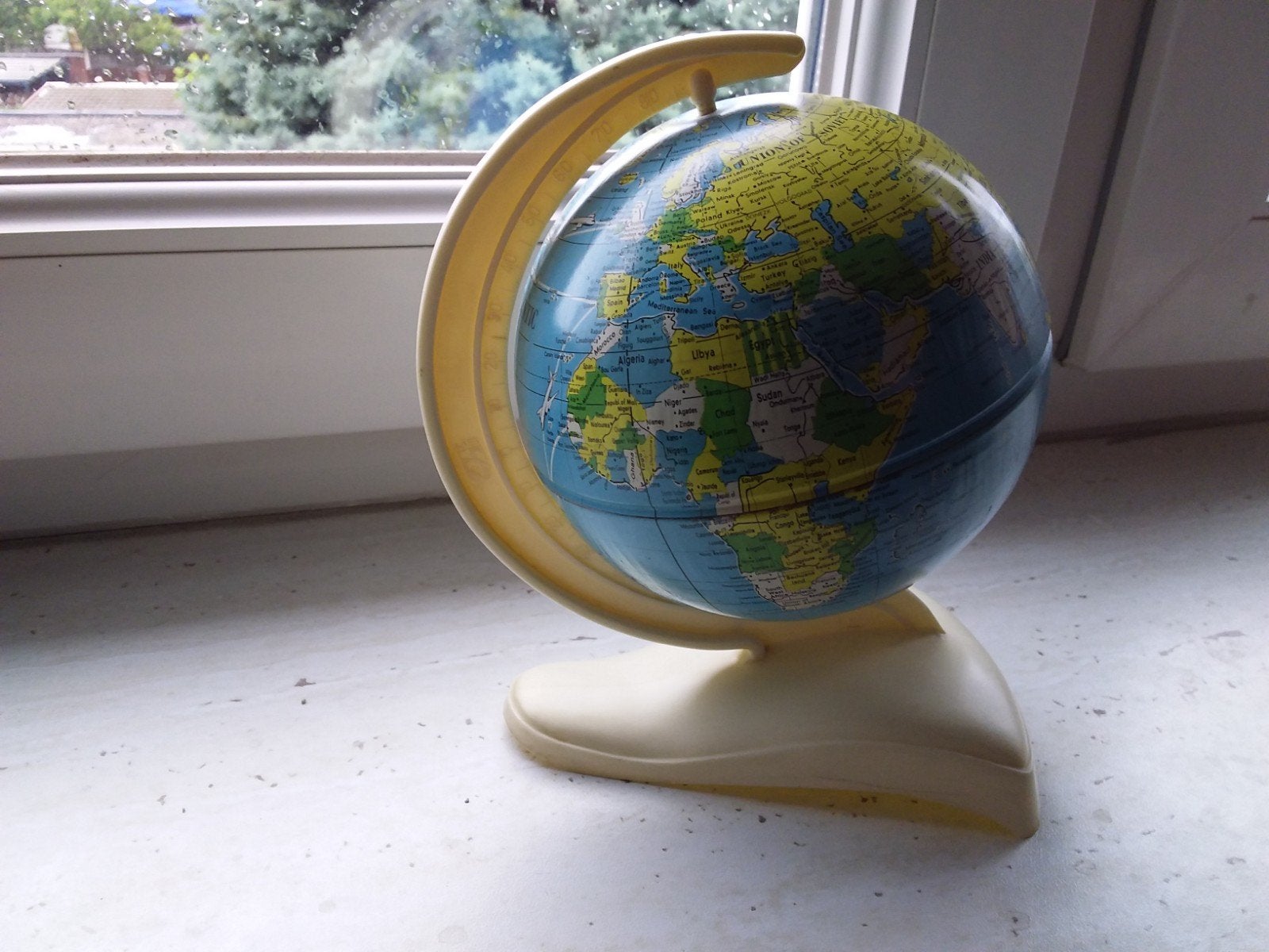Vintage Wereldbol - Educatief en Decoratief, Ophalen of Verzenden