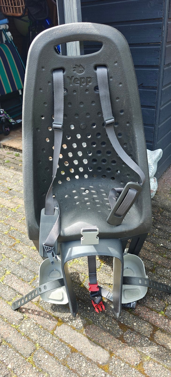 Yepp fiets stoel met evt fietsdrager eronder, Ophalen, Achterzitje, Yepp, Gebruikt