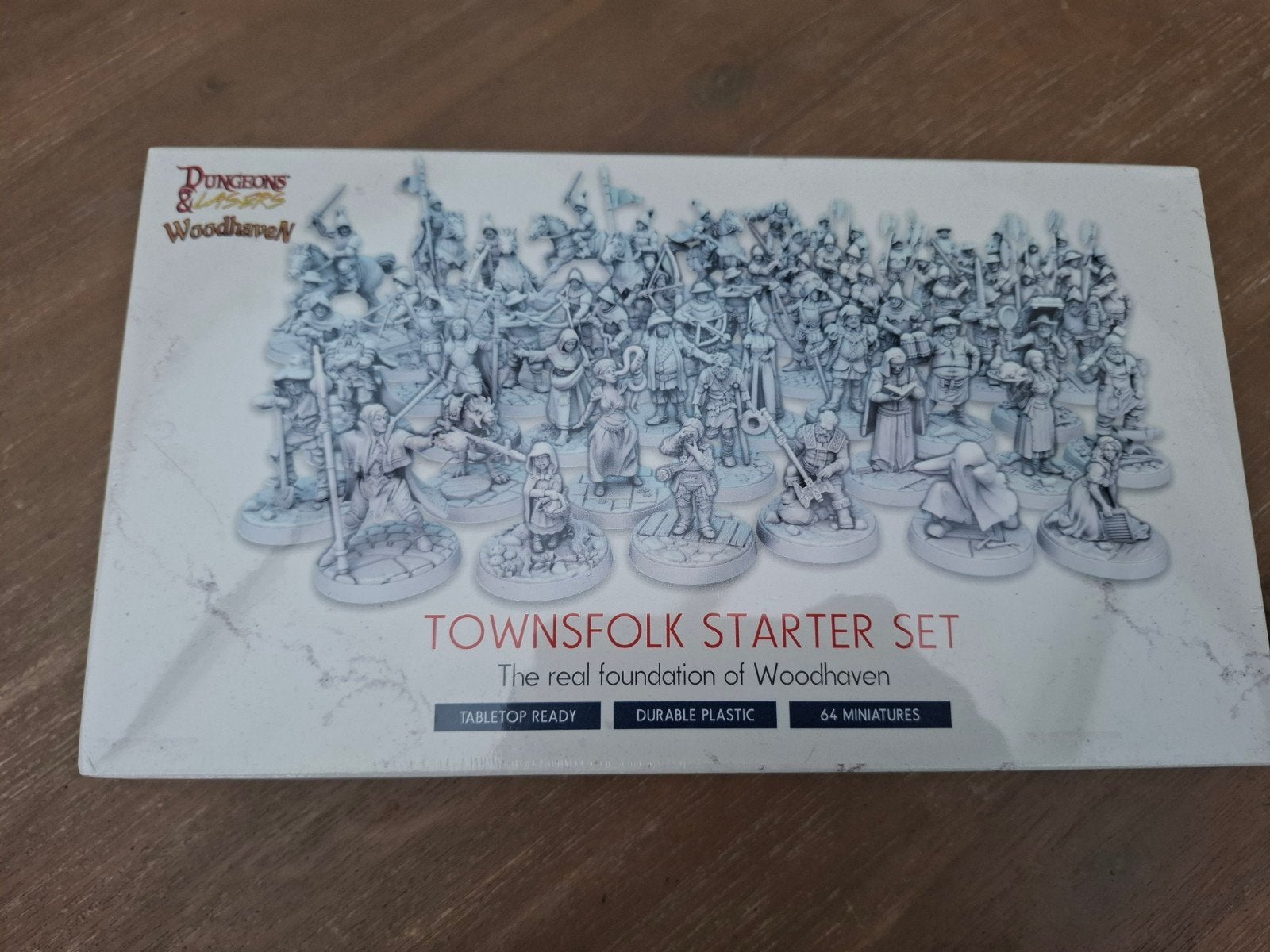Towsfolk Starter Set Dungeons & Lasers, Overige merken, 1:50 of kleiner, Overige typen, Nieuw