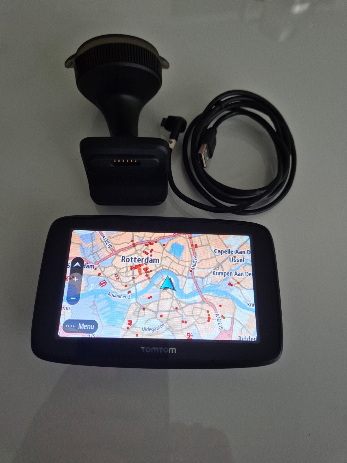 TomTom GO 520 Navigatiesysteem met Lifetime Maps, Auto diversen, Autonavigatie, Ophalen of Verzenden, Gebruikt