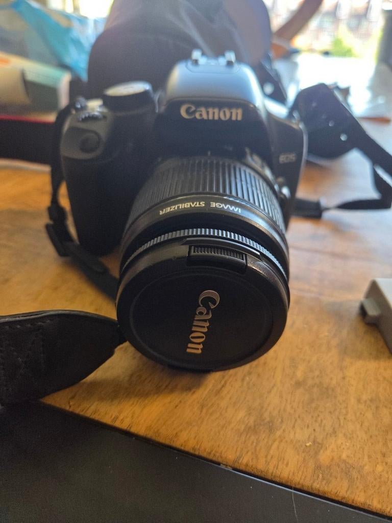 Canon EOS spiegelreflexcamera met 18-55mm lens, Gebruikt, Spiegelreflex, Canon, Ophalen of Verzenden