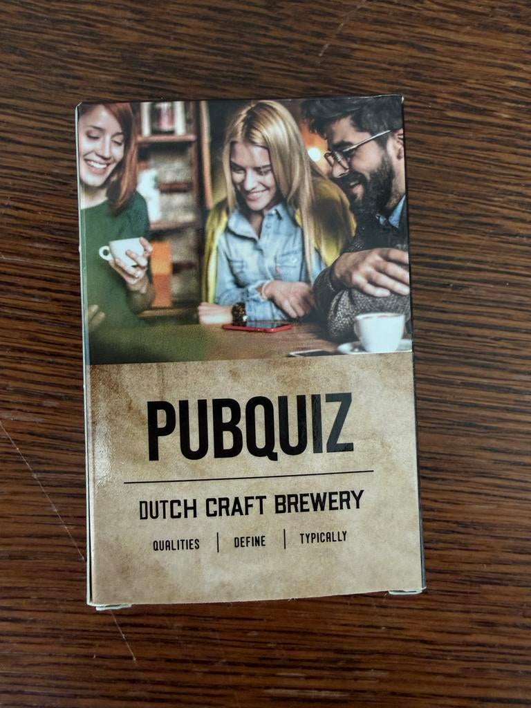 Pubquiz Dutch Craft Brewery, Hobby en Vrije tijd, Gezelschapsspellen | Bordspellen, Drie of vier spelers, Ophalen, Zo goed als nieuw
