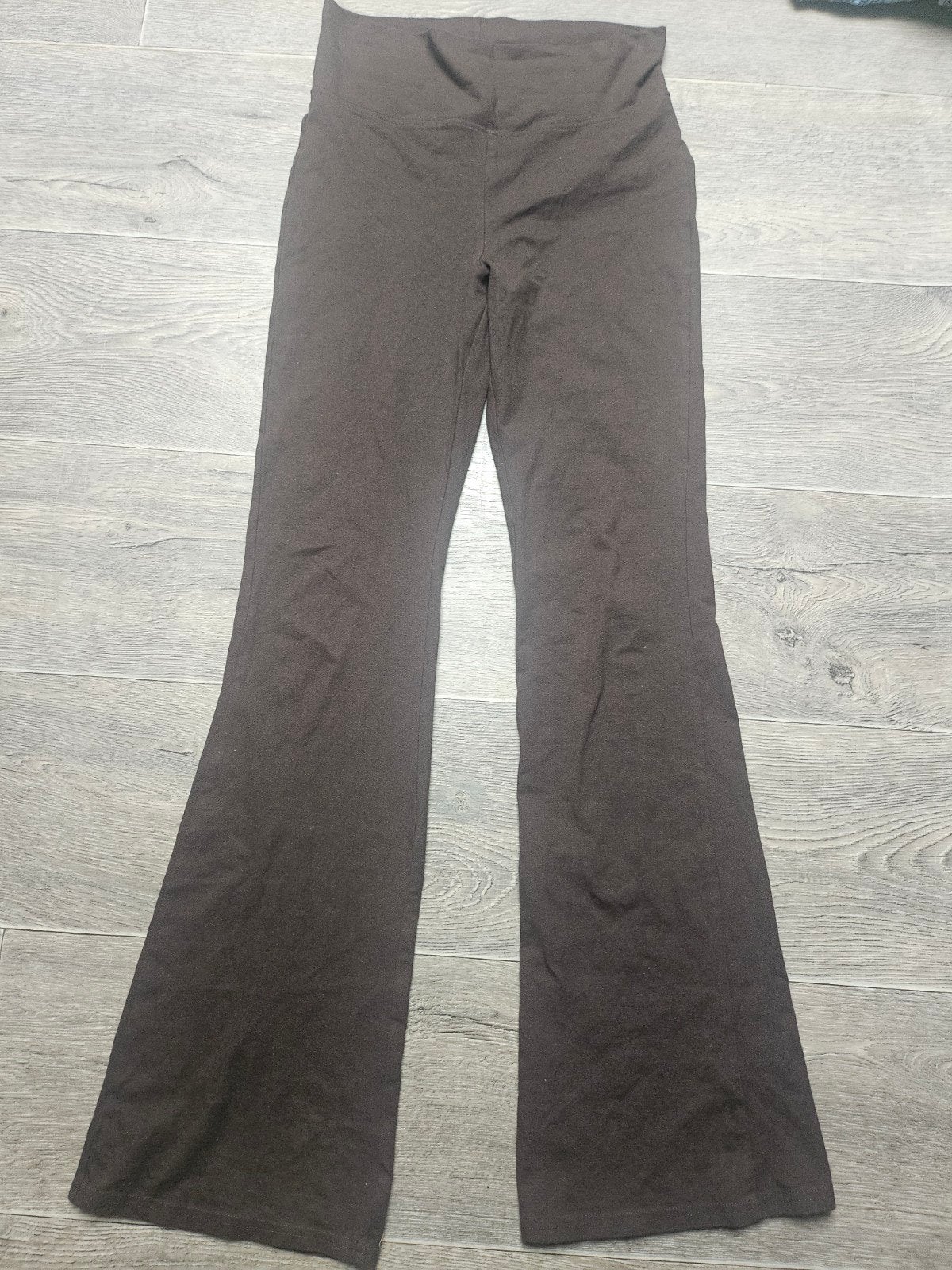 H&M bruine flared broek maat S, Kleding | Dames, H&M, Bruin, Ophalen of Verzenden, Zo goed als nieuw