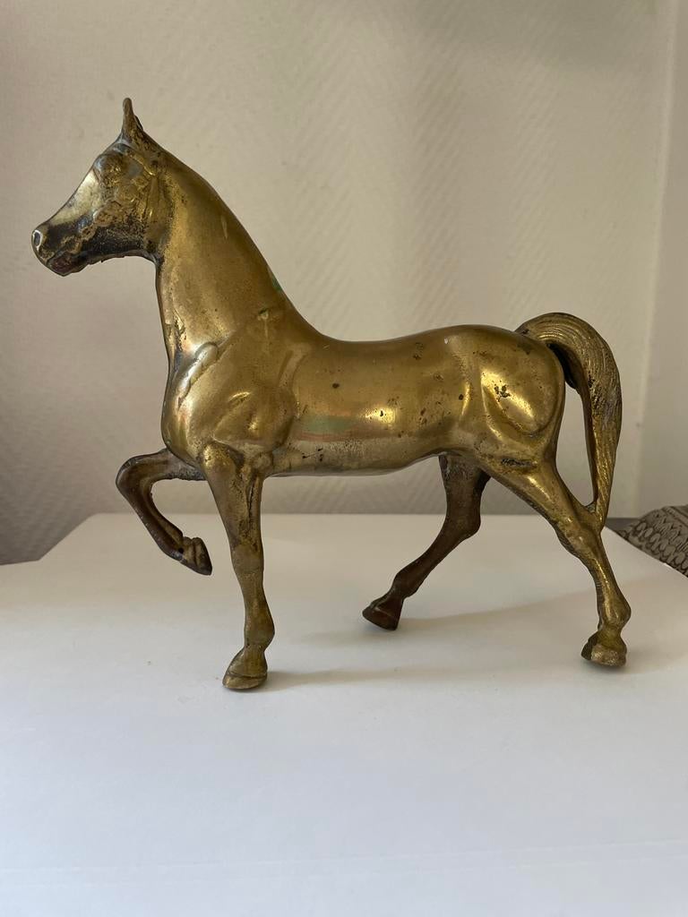 Paard  gemaakt van koper 20 cm hoog, Ophalen of Verzenden