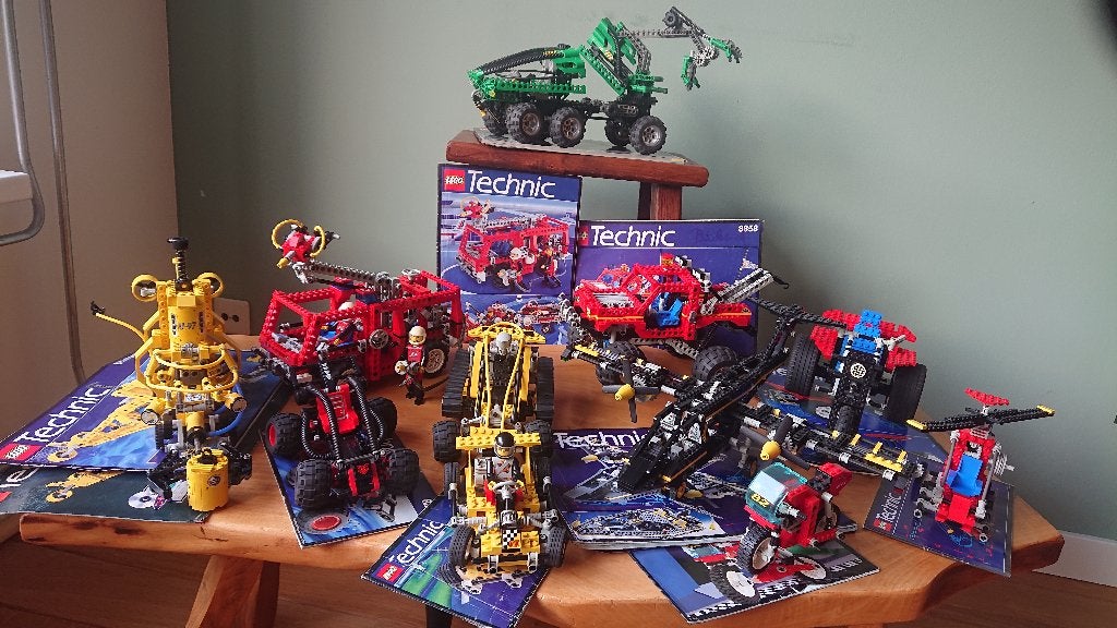 Vintage LEGO Technic 11 leuke sets uit 1993-1999, Gebruikt, Lego, Ophalen of Verzenden, Technic