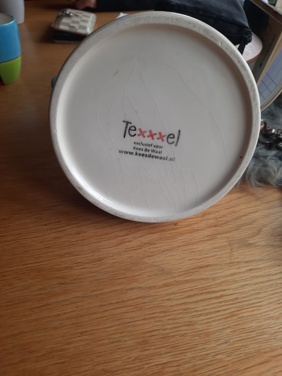 Texxel theepot met zeehond en vuurtoren, 2 kopjes, Ophalen of Verzenden, Keramiek, Overige stijlen, Overige typen
