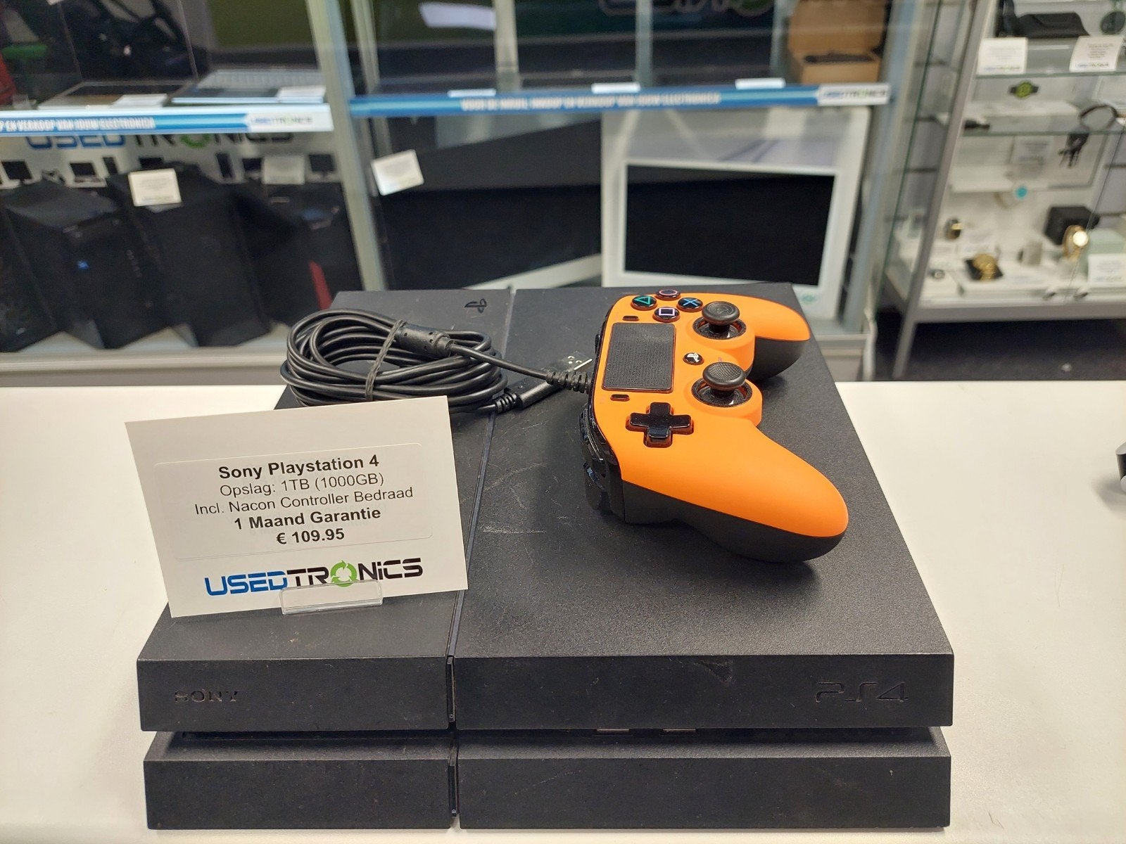 Sony PlayStation 4 1TB met Nacon Controller, Gebruikt, Ophalen of Verzenden, 1 TB, Met 1 controller