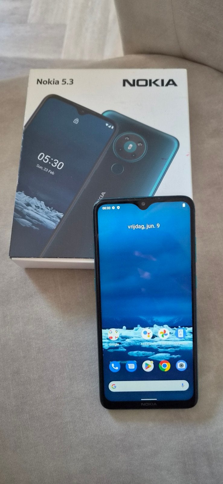 Nokia 5.3, Telecommunicatie, Ophalen, Zo goed als nieuw, Groen