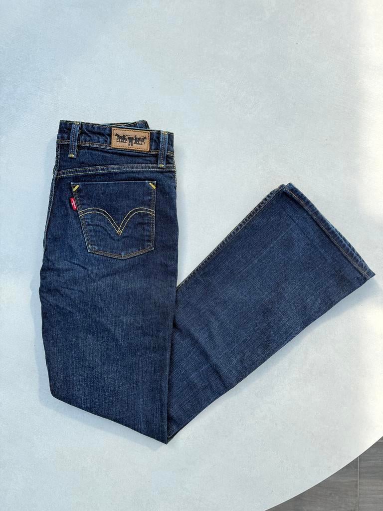 Levi’s 629 Bootcut Jeans Blauw Maat 38, Verzenden, Zo goed als nieuw, Blauw, W27 (confectie 34) of kleiner