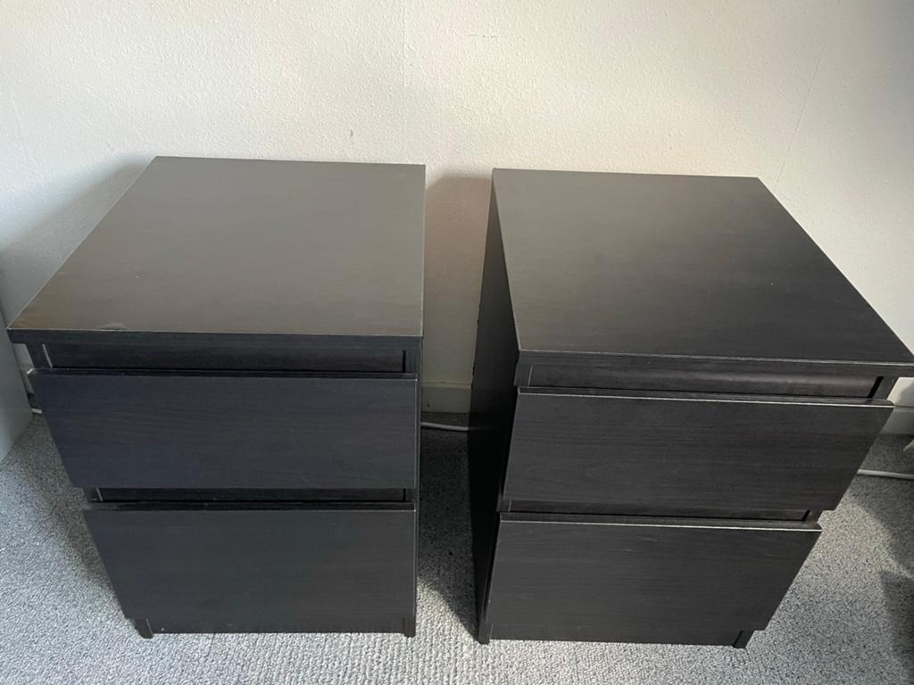 Ikea kullen nachtkastje, Huis en Inrichting, Kasten | Ladekasten, Ophalen, Minder dan 50 cm, 1 of 2 laden, Zo goed als nieuw