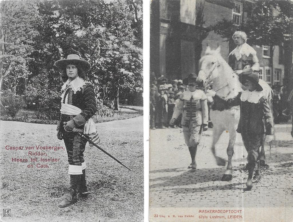 AK Leiden - 2 x 67ste Lustrum Maskerade, Verzenden, Voor 1920, Gelopen, Zuid-Holland