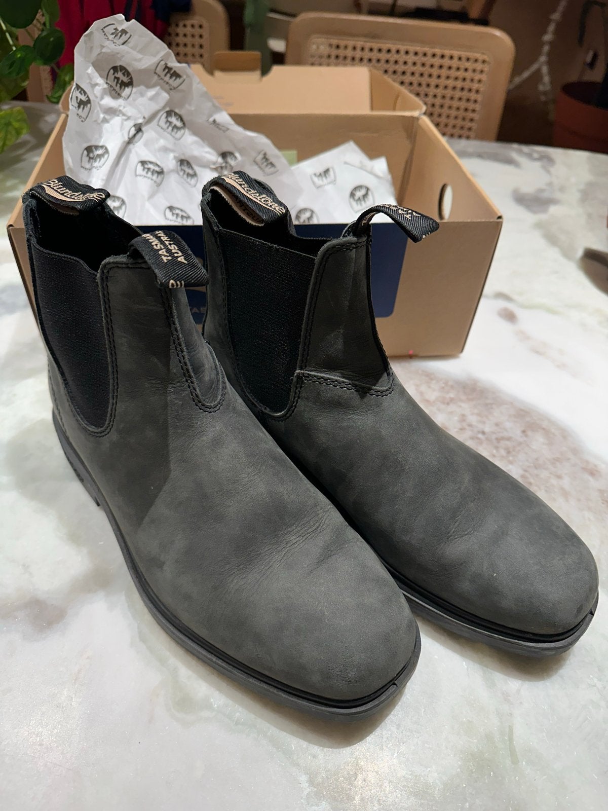 Blundstone Chelsea boots - Zo goed als nieuw, Lage of Enkellaarzen, Ophalen of Verzenden, Zo goed als nieuw, Grijs