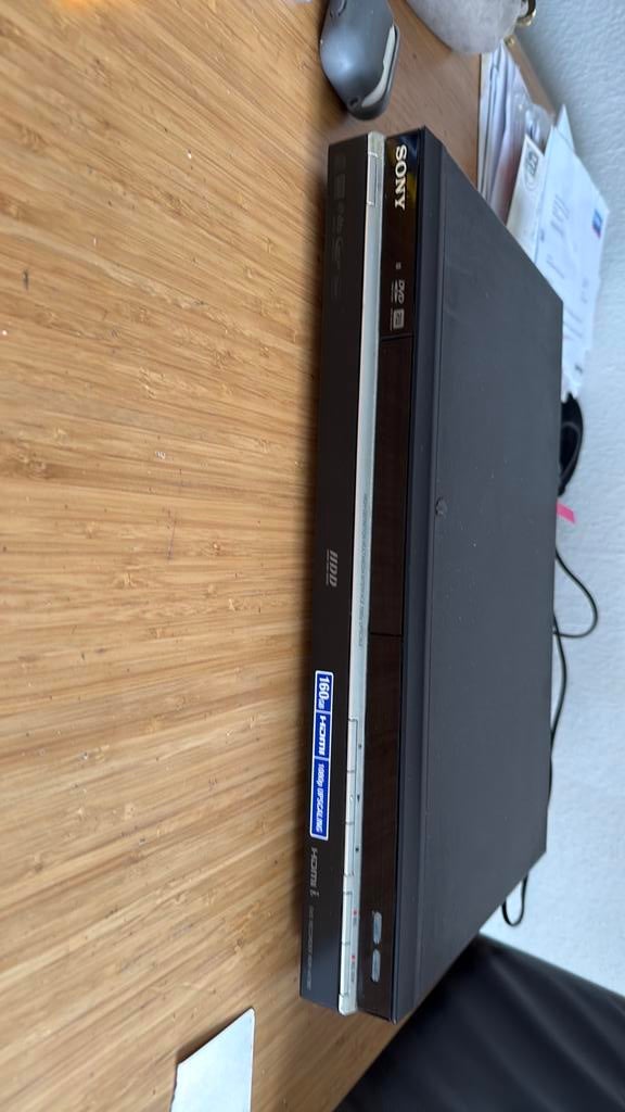Sony DVD recorder 160 gb echter ZONDER afstandbediening, Gebruikt, Met harddisk, Dvd-recorder, Ophalen of Verzenden