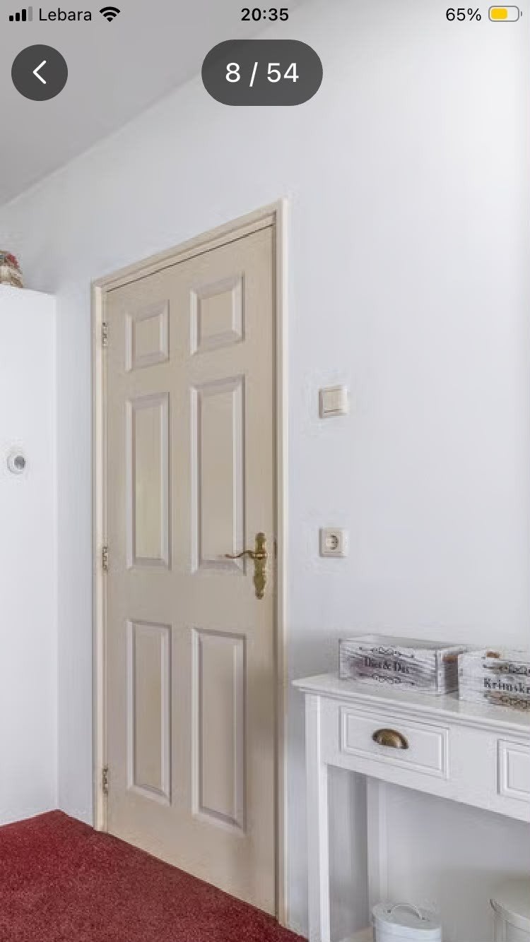 stompe binnendeur creme, klein prijsje, Ophalen, Binnendeur, 200 tot 215 cm