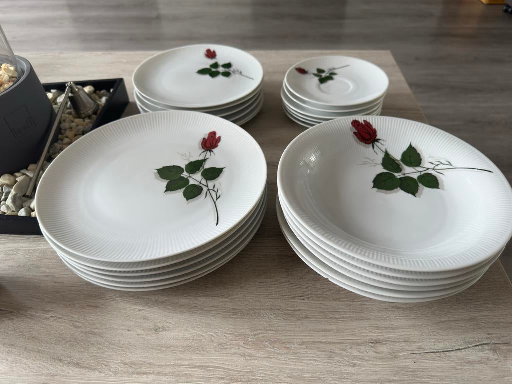 Winterling Marktleuthen Bavaria Servies voor 6 personen, Ophalen, Gebruikt, Overige stijlen, Porselein
