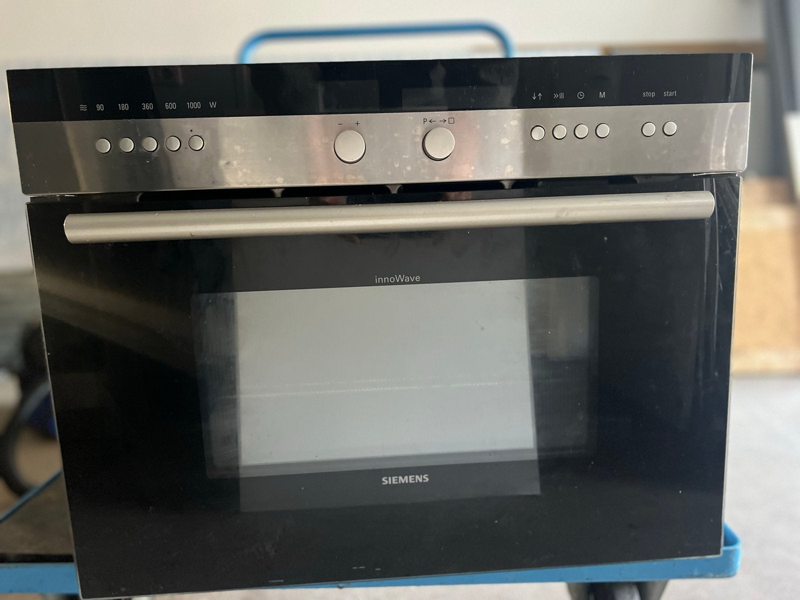 Siemens Innowave HB86E560N Inbouw Combi-oven met Magnetron, Witgoed en Apparatuur, Ophalen, 45 tot 50 cm, Gebruikt, 60 cm of meer