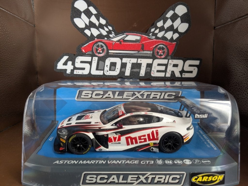 Scalextric Aston Martin Vantage GT3 #17 MSW DIGITAL, Kinderen en Baby's, Ophalen of Verzenden, Nieuw, Elektrisch, Overige merken