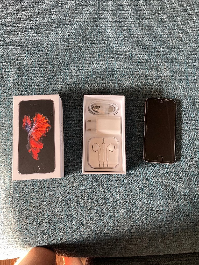iphone 6S 64GB zwart met nieuwe accu, Telecommunicatie, Gebruikt, Zwart, Ophalen of Verzenden, 64 GB
