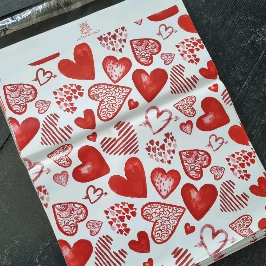 Verzendzakken hartjes zakken mailers verzendverpakkingen, Verzenden, Nieuw