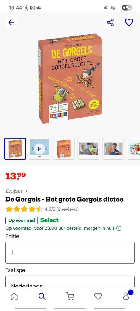 Jochem Myjer De Gorgels Het Grote Gorgelsdictee, Hobby en Vrije tijd, Gezelschapsspellen | Bordspellen, Ophalen of Verzenden, Nieuw